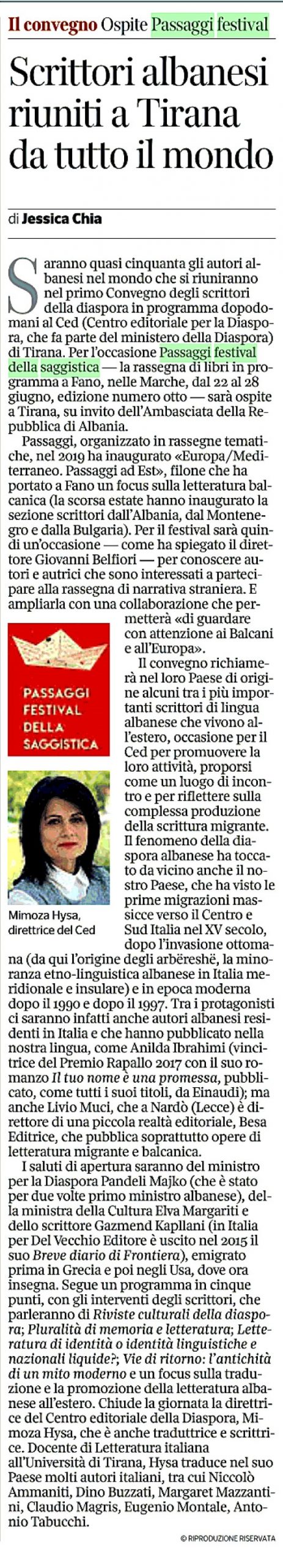 Corriere_della_Sera-scrittori_albanesi_riuniti_a_tirana_da_tutto_il_mondo