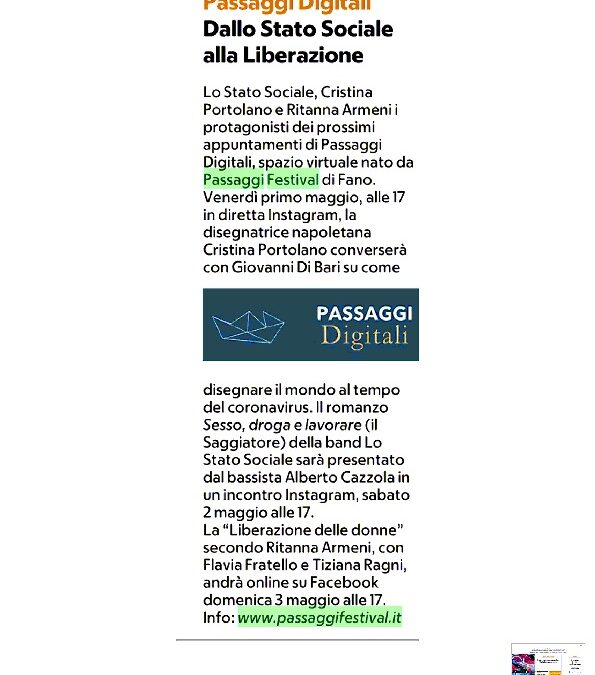 La Repubblica Robinson – Passaggi Digitali. Dallo Stato Sociale alla Liberazione