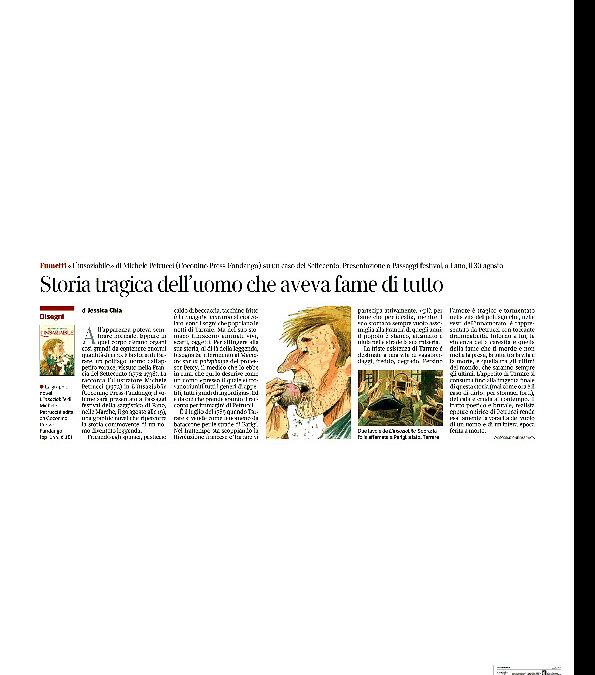 Corriere della Sera – Storia tragica dell’uomo che aveva fame di tutto