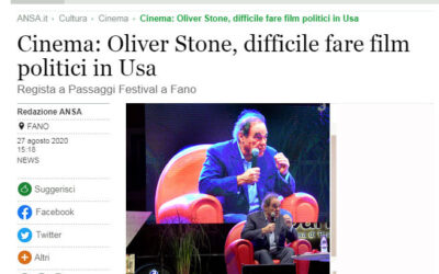 Ansa – Cinema: Oliver Stone, difficile fare film politici in Usa
