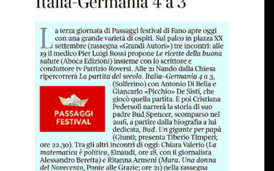 Corriere della Sera – Passaggi oggi rievoca Italia-Germania 4 a 3
